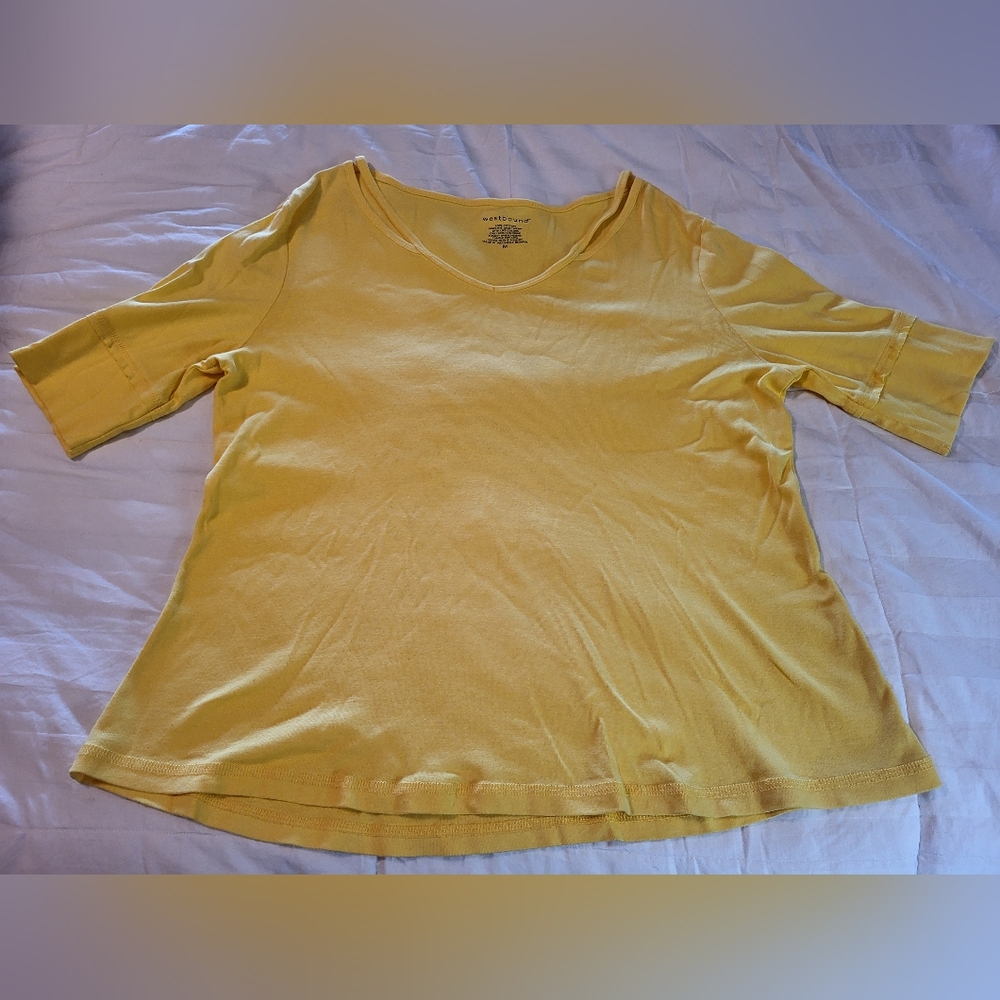 Westbound Yellow Long Sleeve Top